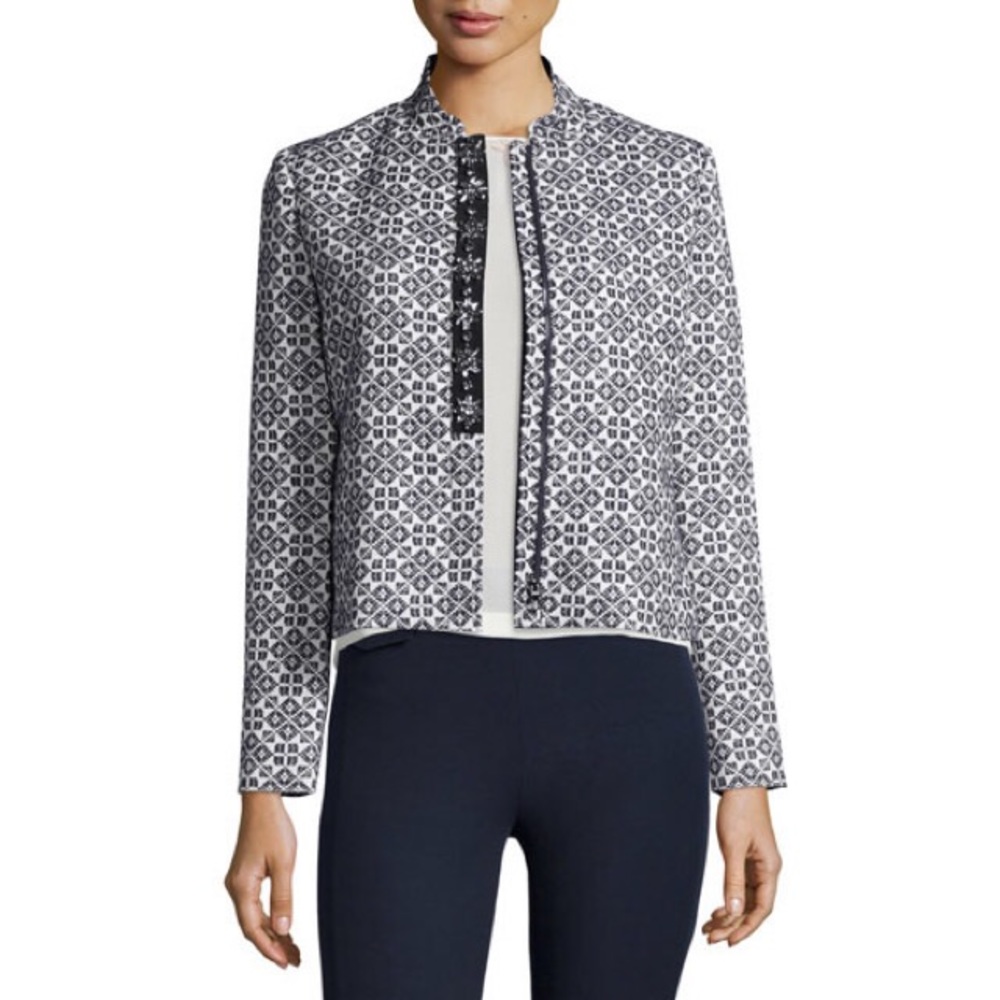 TORY BURCH Embellished Wool Blazer